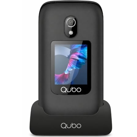 Teléfono Móvil Qubo P-221BKC 4G para Personas Mayores/ Negro